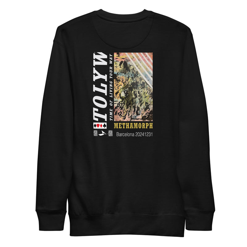 TOLYW METHAMORPH Unisex Sweatshirt – Premium Fleece, Crew Neck